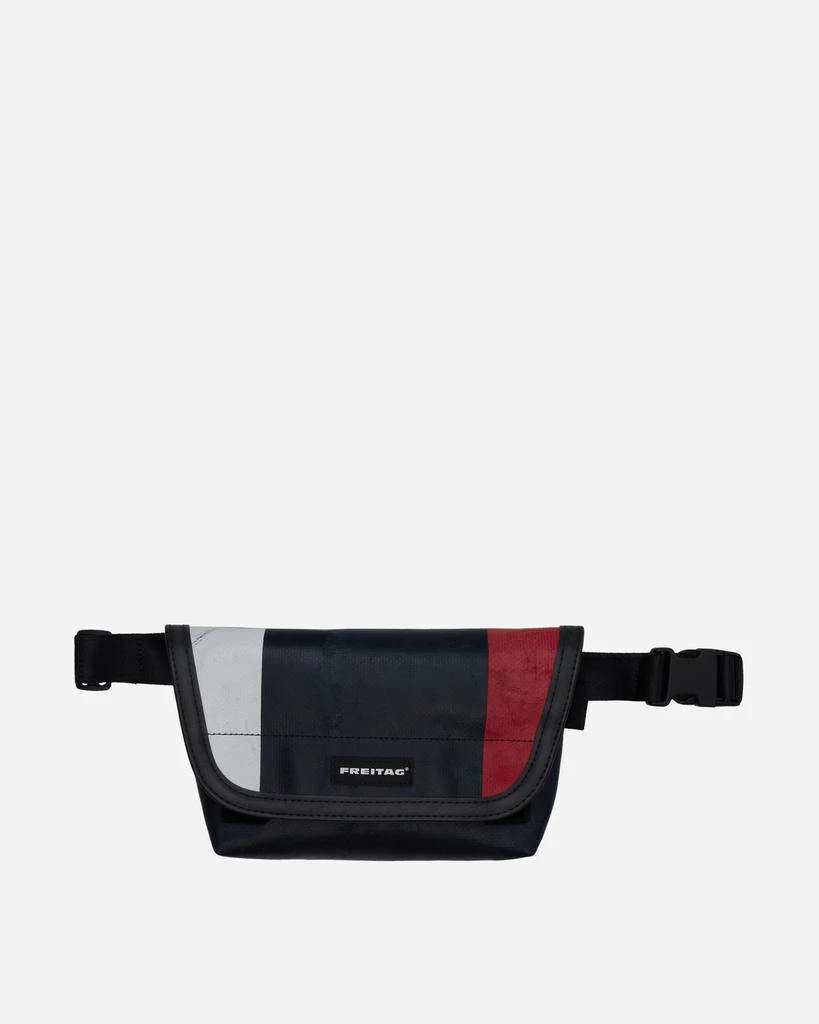 Freitag F40 Jamie Hipbag Black / White / Red - Luggage & Travel 