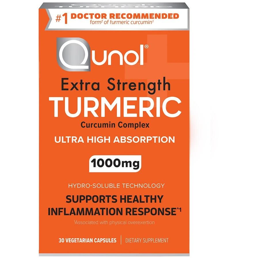 Qunol Extra Strength Turmeric 1000 mg Vegetarian Capsules 1