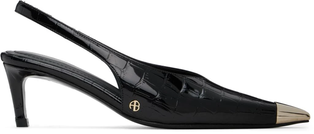 ANINE BING Black Nina Heels 1