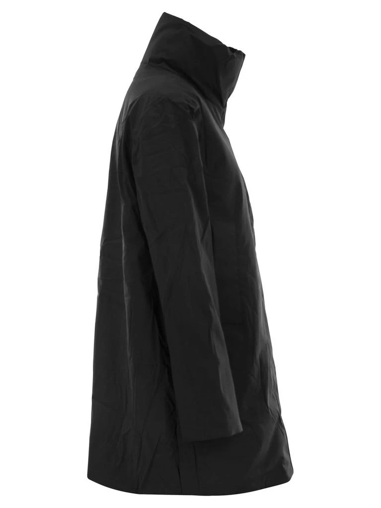 K-Way K-Way Logo Patch Hooded Coat 3