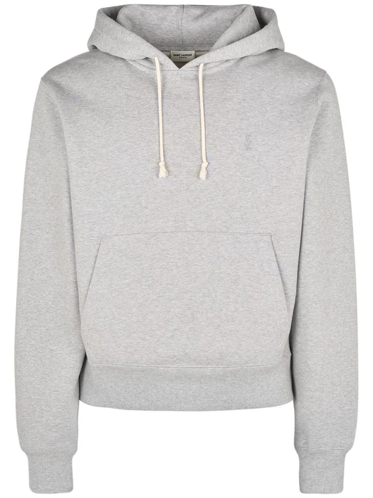 Yves Saint Laurent Cassandre Cotton Hoodie 1