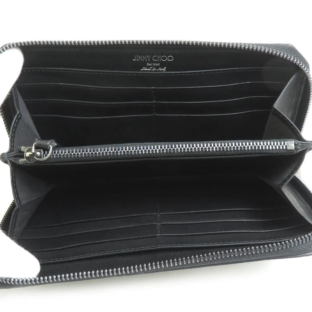Jimmy Choo Leather Metal Long Wallet (Bi-Fold) (Pre-Owned) 3
