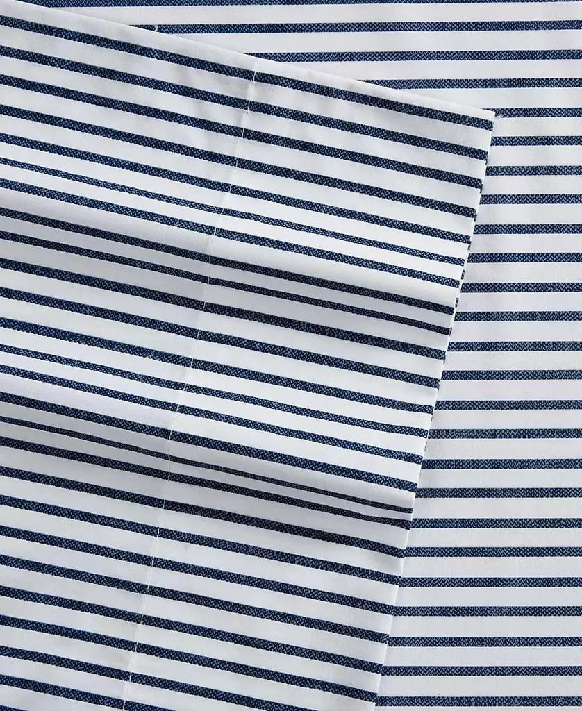 Nautica Harmead Cotton Percale 4-Piece Sheet Set, Queen 4