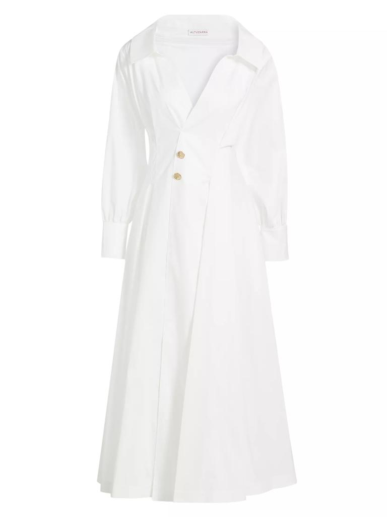 Altuzarra Isabela Cotton-Blend Shirtdress