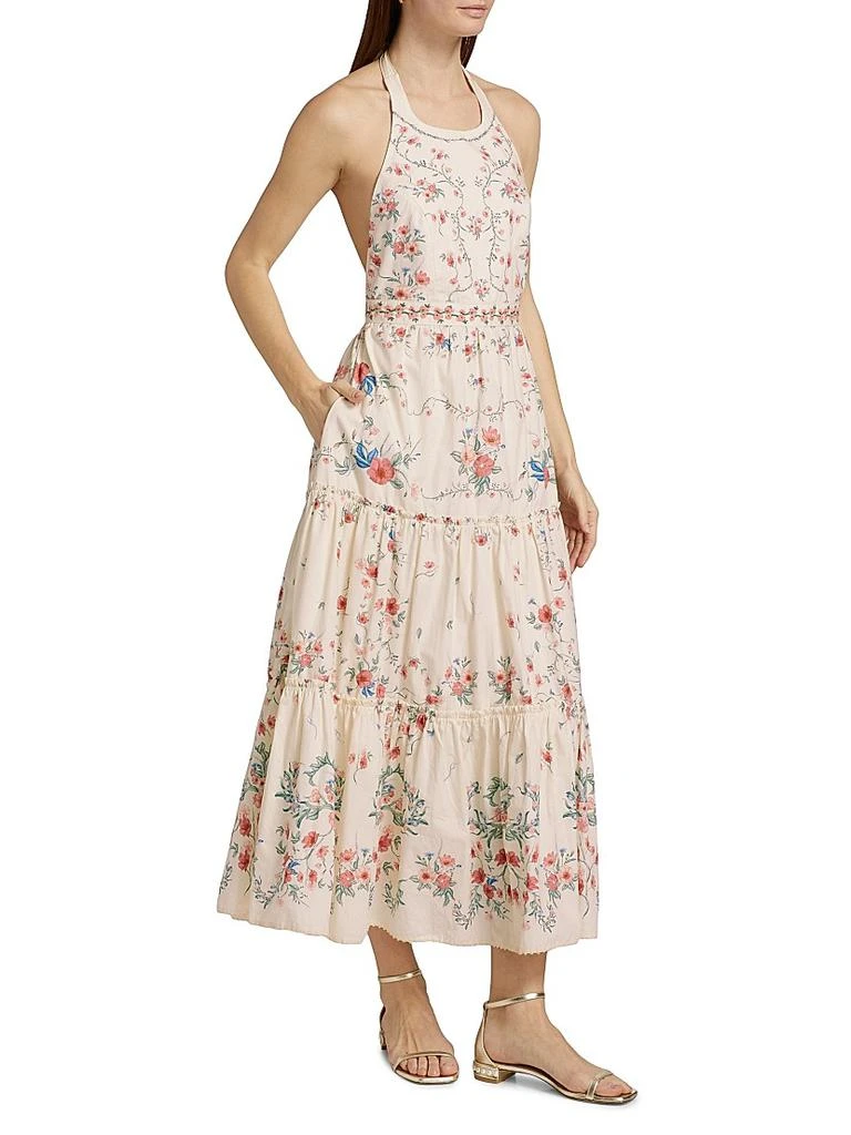 Agua by Agua Bendita Consuelo Mosqueta Floral Midi-Dress 4