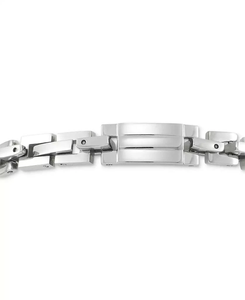 LEGACY for MEN by Simone I. Smith Men
s Square Link Bracelet in Stainless Steel 2