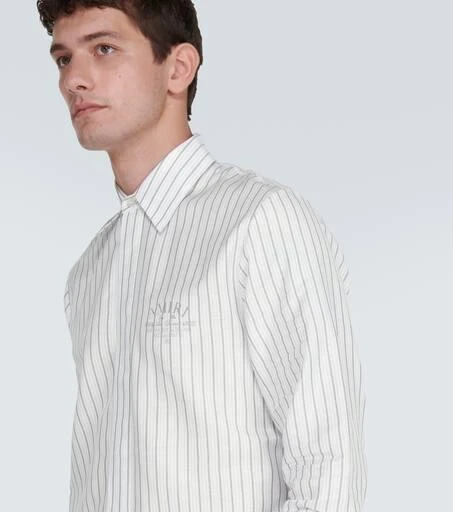 AMIRI Cotton pinstripe poplin shirt 5