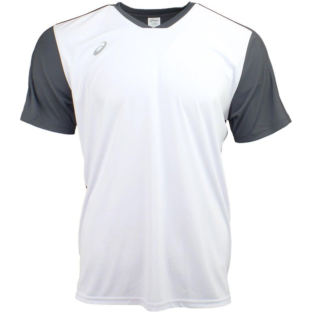 ASICS Centerline V Neck Short Sleeve Athletic T-Shirt