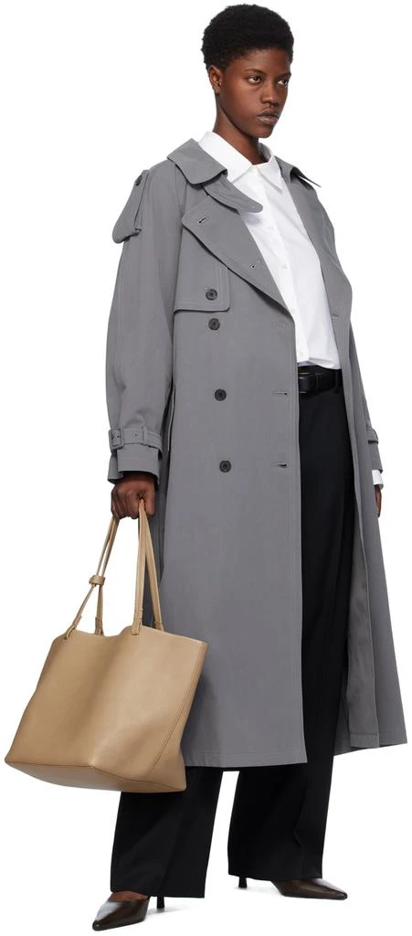 The Row Gray Avio Trench Coat 4