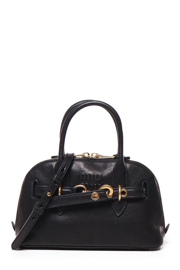 最終価格!!　miu miuバック Miu Miu Logo Embossed Zipped Shoulder Bag – On Sale Now with