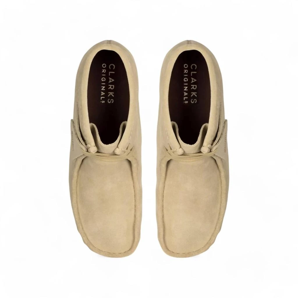 Clarks Men's Wallabee Chukka Boot In Maple Suede 4