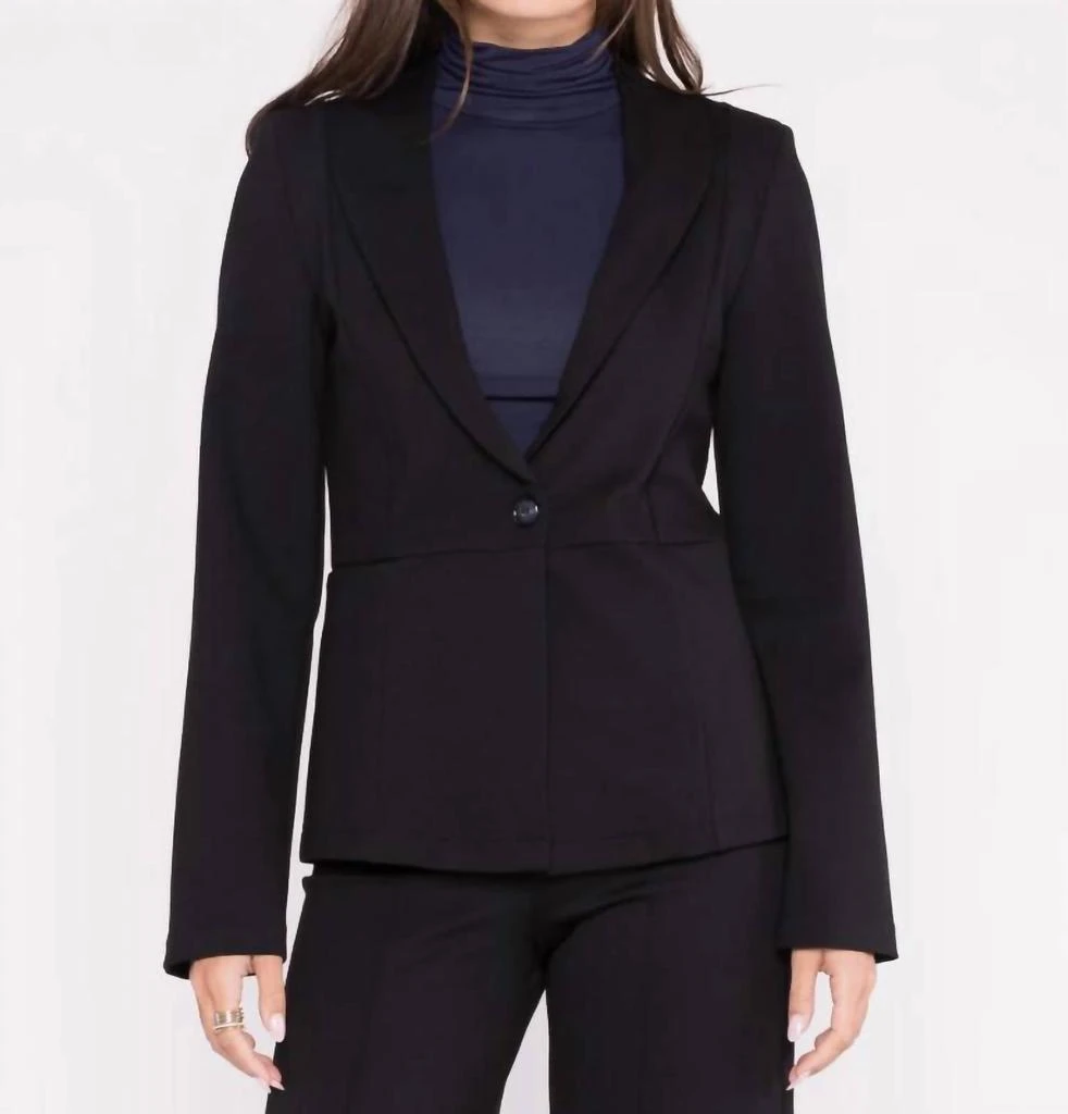 RIPLEY RADER Ripley Rader - Ponte Knit Fitted Blazer