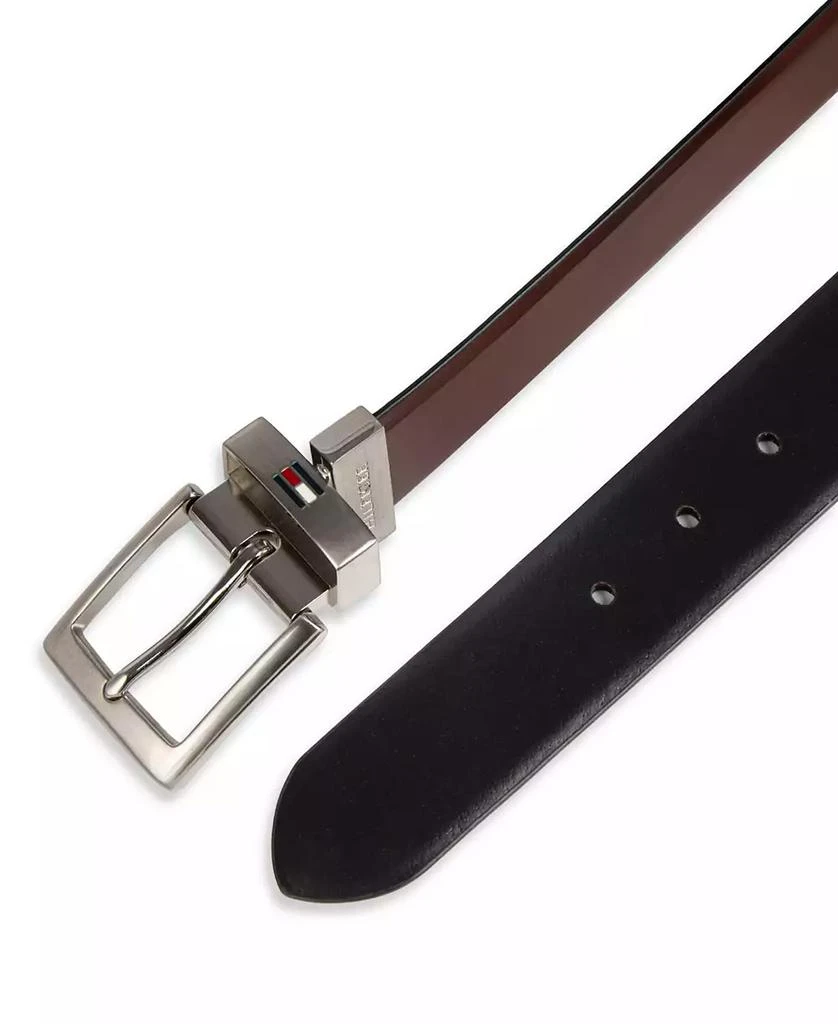 Tommy Hilfiger Men's Two-in-One Reversible Leather Dress Belt 5