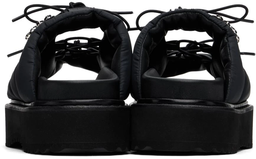 Simone Rocha Black Platform Ghillie Sandals 2