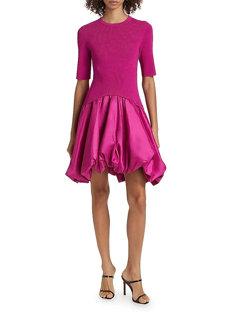 SIMKHAI Kenny Pieced Bubble-Hem Dress 3