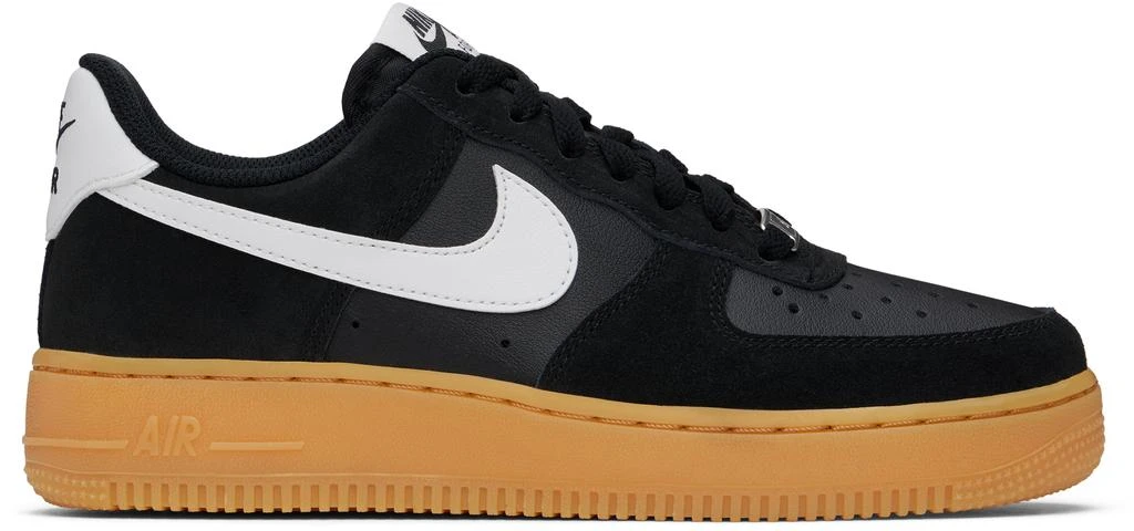 NIKE Black Air Force 1 '07 LV8 Sneakers 1