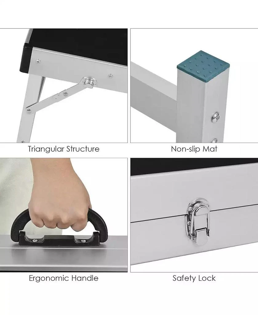 GOUUN Cornhole Set with Foldable Design and Side Handle 6