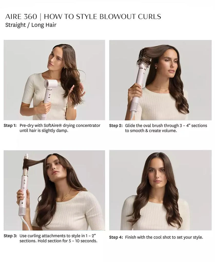 T3 Aire 360 Ceramic Air Styler Blowout Kit 12