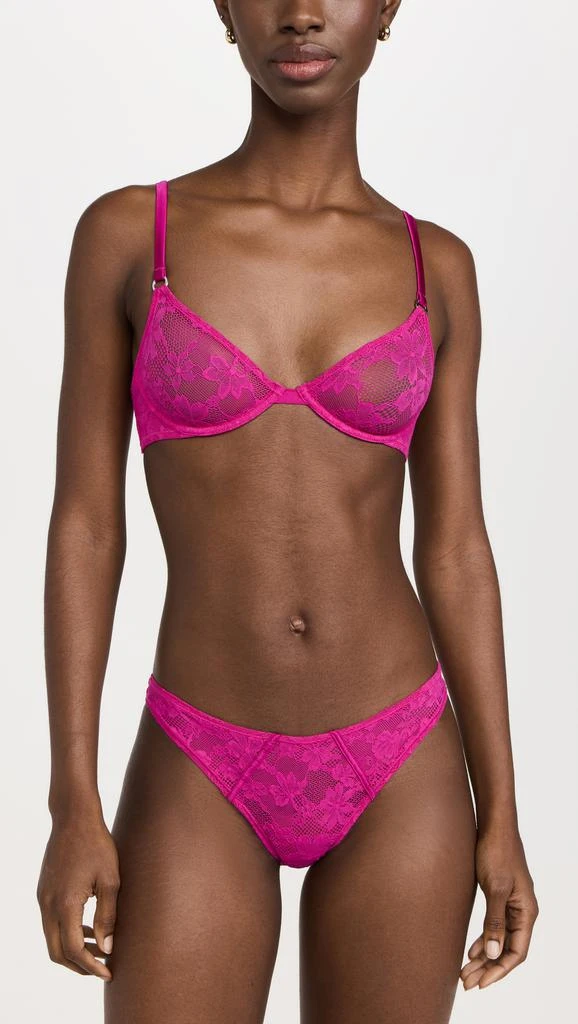 Fleur du Mal Le Stretch Lace Demi Bra 5