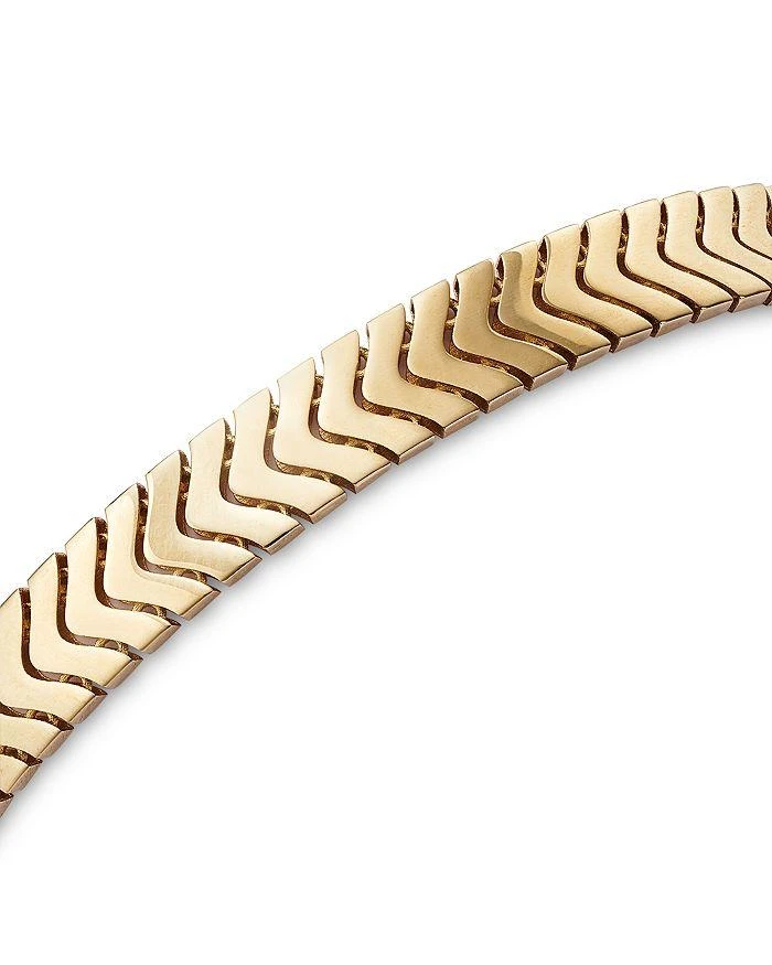 Alberto Amati 14K Yellow Gold Chevron Link Bracelet 3