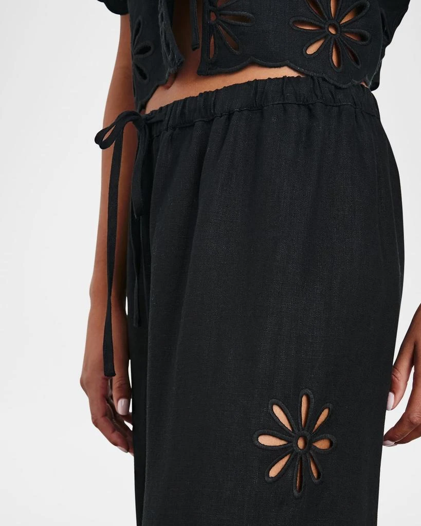 Rails Emmie Eyelet Embroidered Drawstring Pants 5