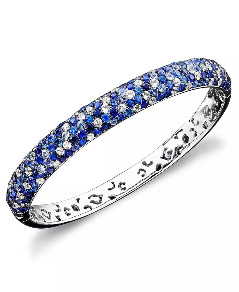 Effy EFFY® Sapphire Bangle Bracelet (10-3/8 ct. t.w.) in Sterling Silver