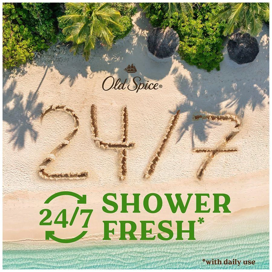 Old Spice Men's Body Wash, 24/7 Shower Fresh Fiji, Palm Tree + Coconut 4