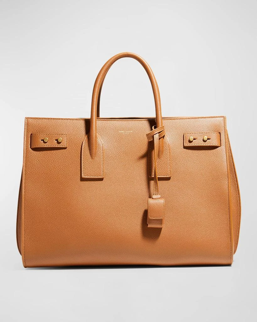 Yves Saint Laurent Sac De Jour Medium Top-Handle Bag in Grained Leather 1