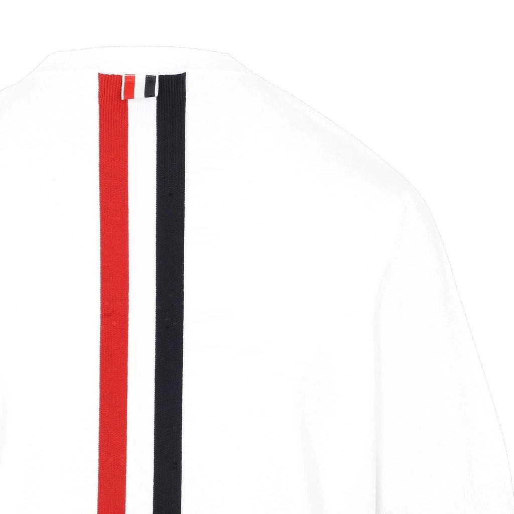 Thom Browne Thom Browne RWB Intarsia-Knit Crewneck T-Shirt 3