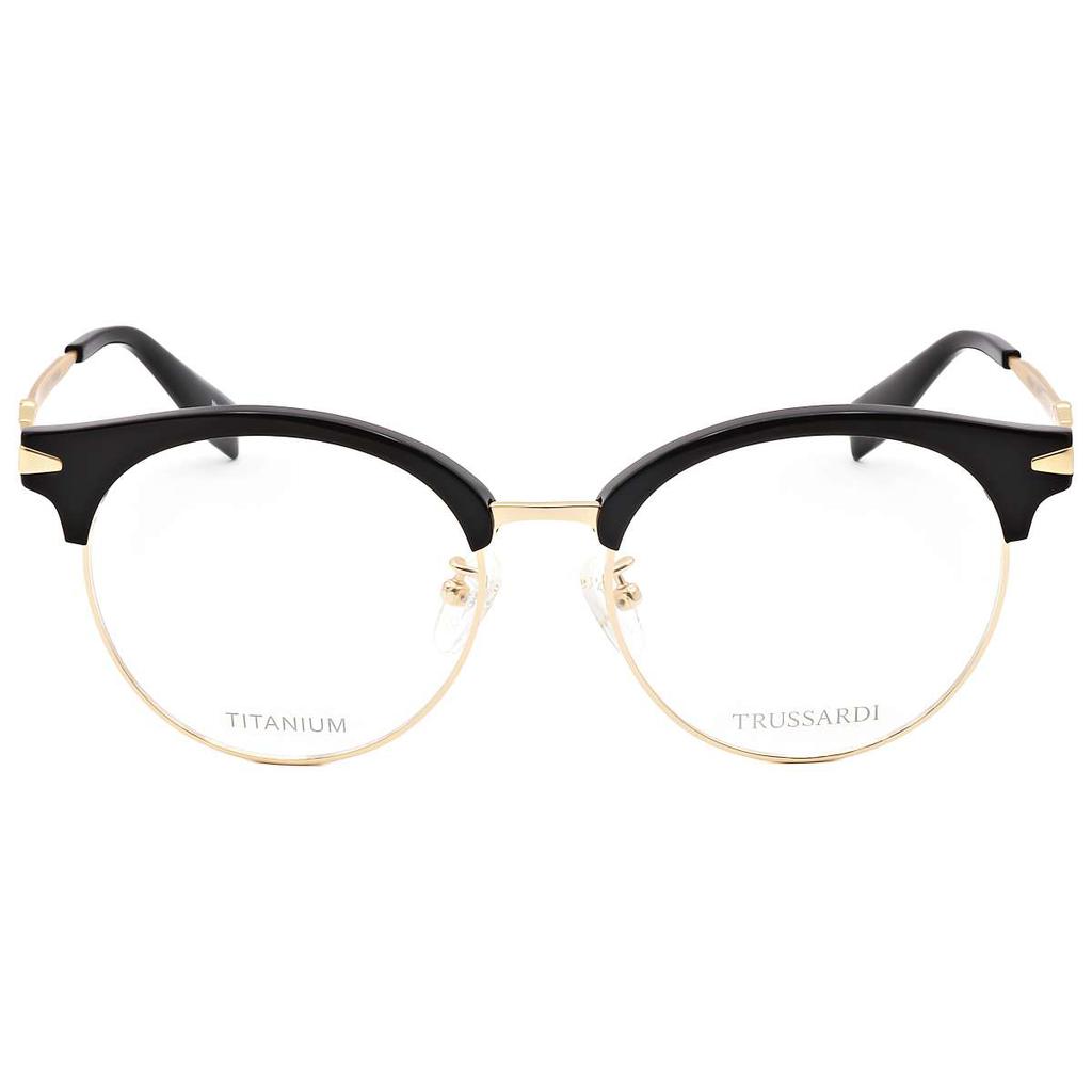 TRUSSARDI Trussardi Women's Black Round Opticals