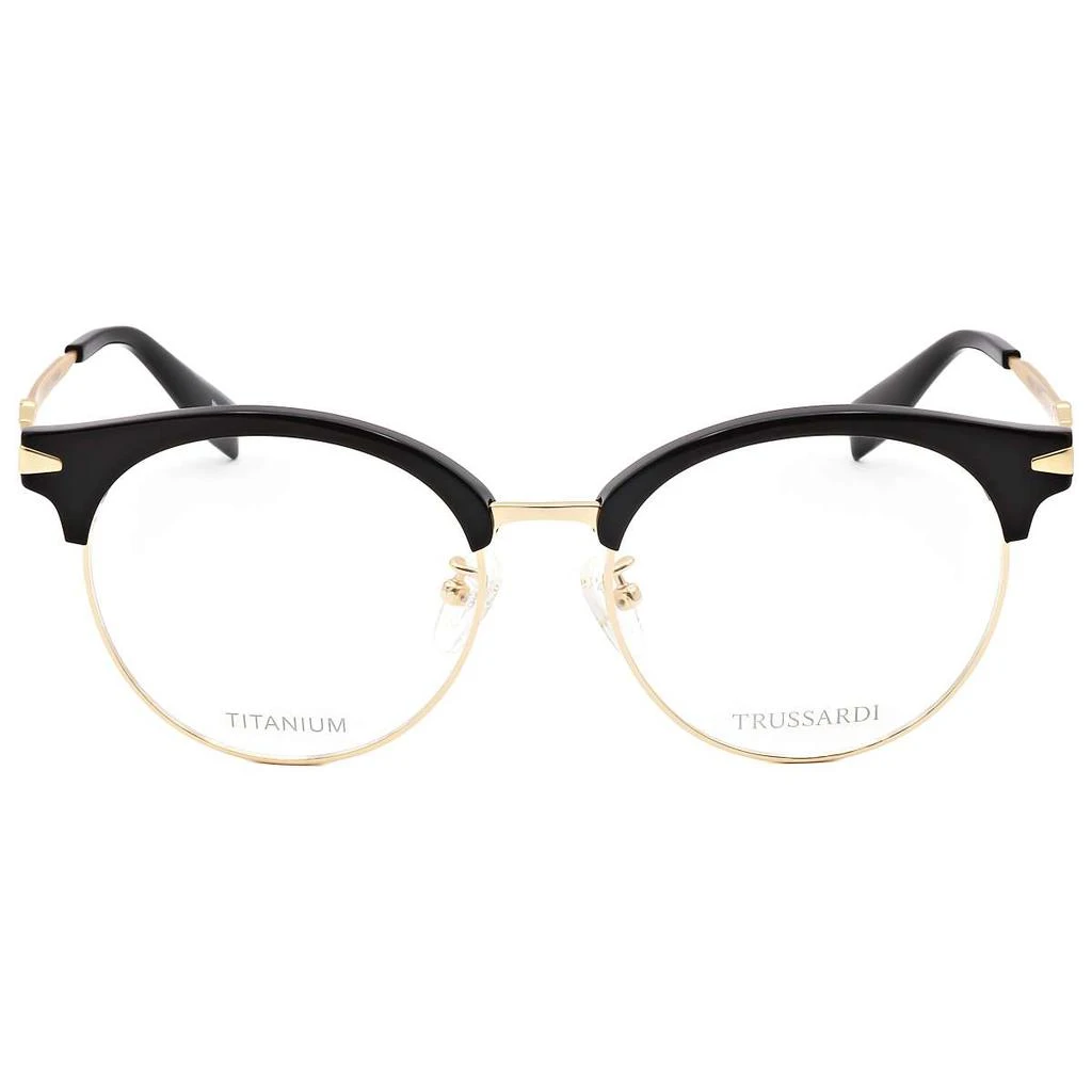 TRUSSARDI Trussardi Women's Black Round Opticals 2