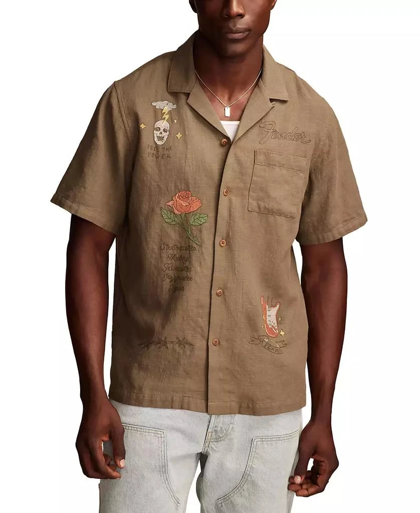 Lucky Brand Men's Fender Club Short Sleeve Shirt 1