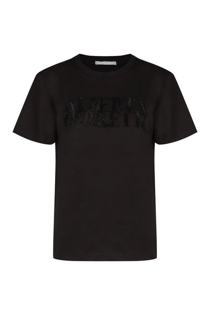 Alberta Ferretti Cotton Crew-neck T-shirt 1