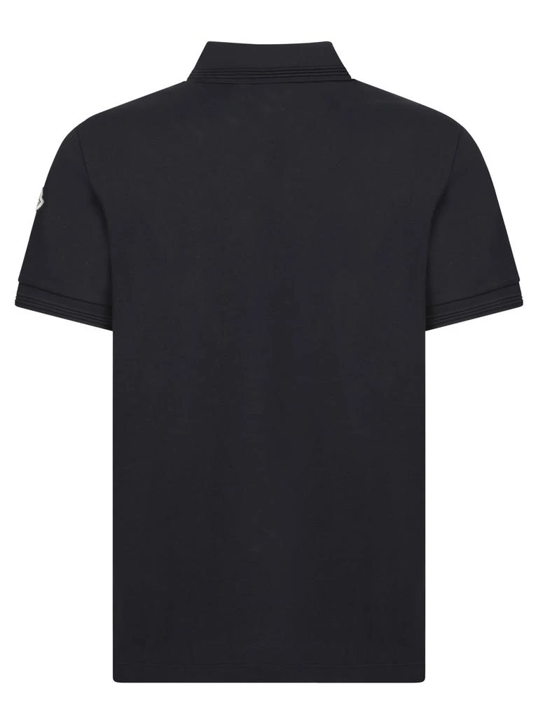 Moncler Navy Cotton Polo Shirt 2