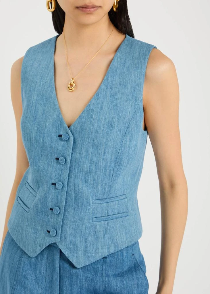 Gabriela Hearst Coleridge cotton-blend vest 5