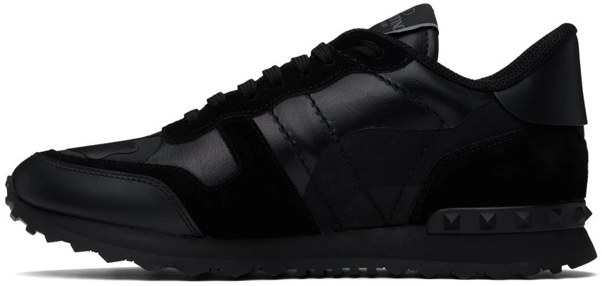 Valentino Black Camouflage Rockrunner Sneakers 3