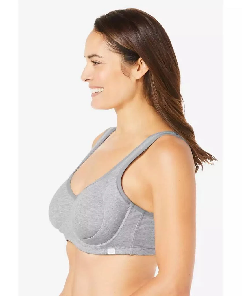 Comfort Choice Plus Size Out Wire Bra 3