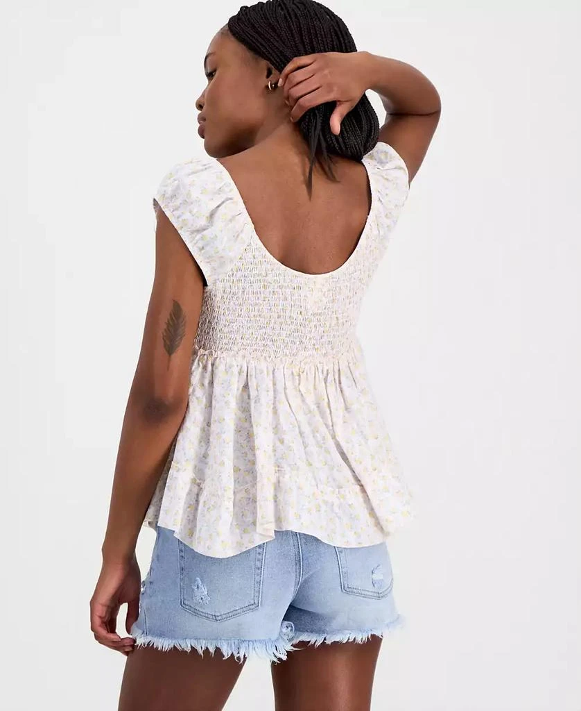 Self Esteem Juniors
 Lace-Inset Peasant Top 3