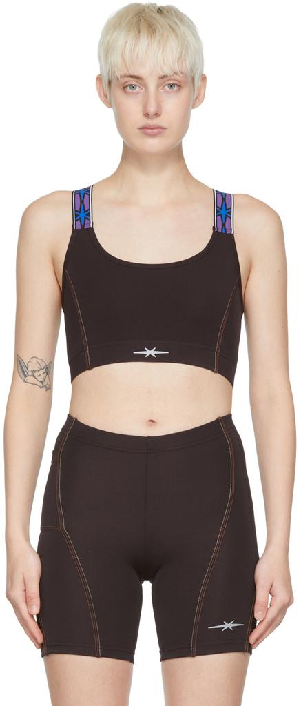 PHIPPS SSENSE Exclusive Burgundy Performance Sport Bra