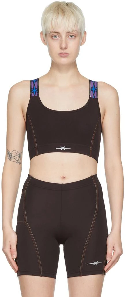 PHIPPS SSENSE Exclusive Burgundy Performance Sport Bra 1