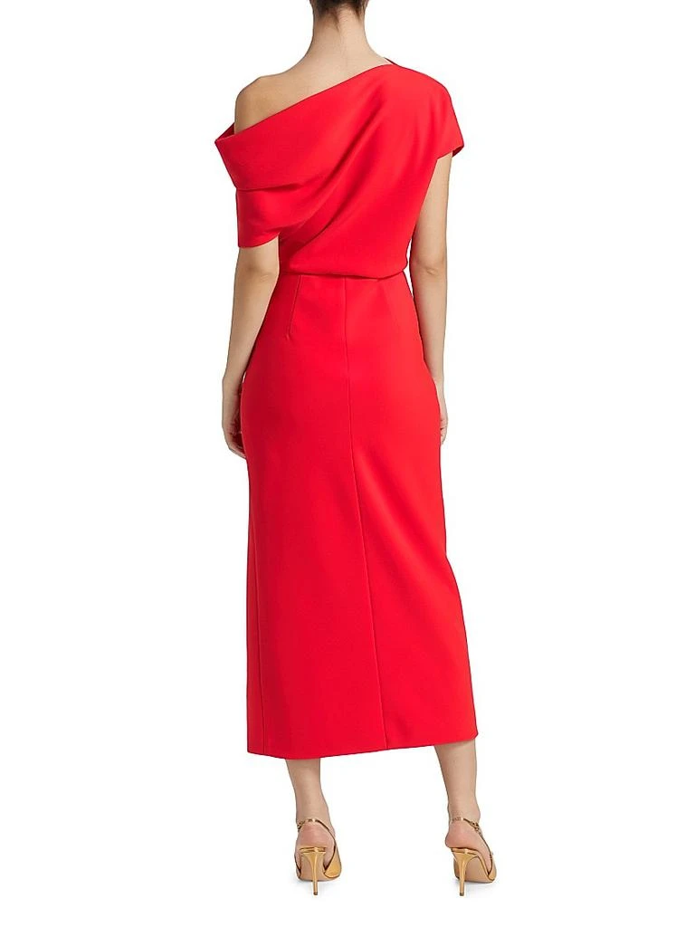 Amsale One-Shoulder Cocktail Dress 5