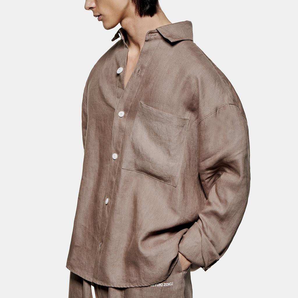MKI Miyuki Zoku Box Dress Linen Shirt