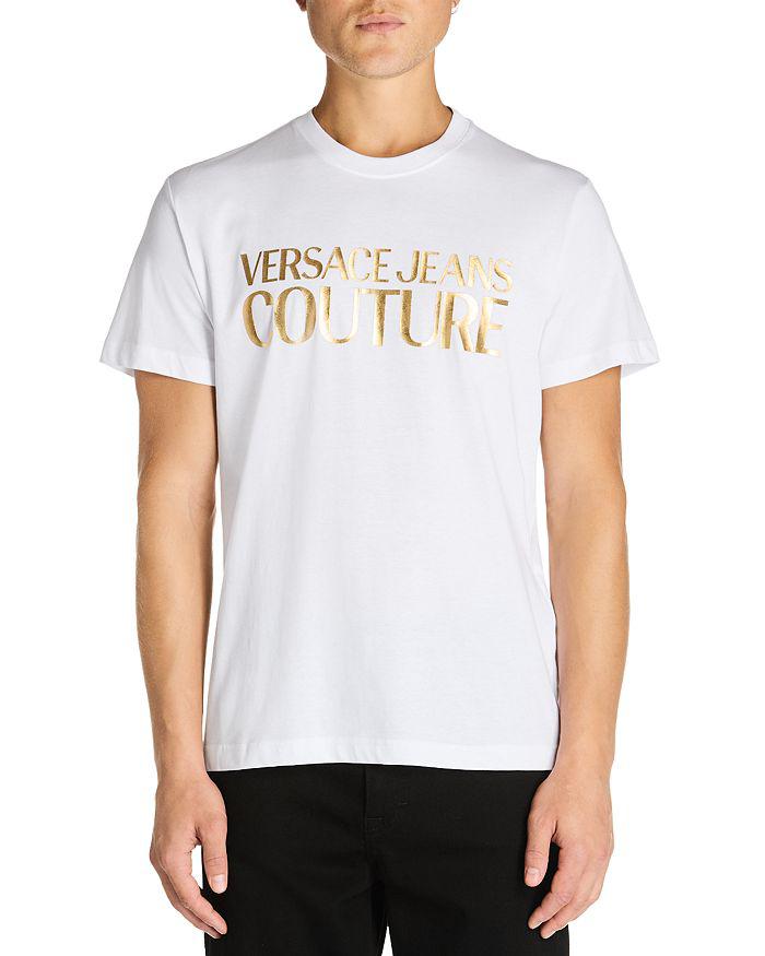 Tシャツ・カットソー VERSACE JEANS GOTHIC LOGO T-SHIRT Versace Versace Jeans Couture Gothic Logo T-Shirt - T-Shirts
