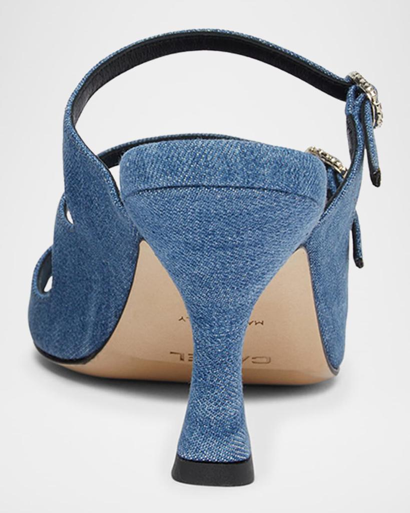 サンダル・ミュール CAREL Luna Sandals - Carel - Leather - Blue Leather | LUNA Sandals