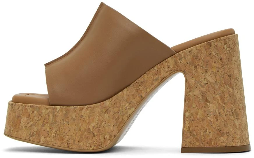Stella McCartney Tan Skyla Platform Mules 3