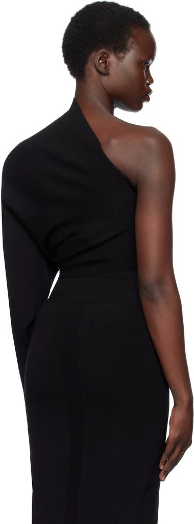 Rick Owens Black Hollywood One Shoulder Top 3