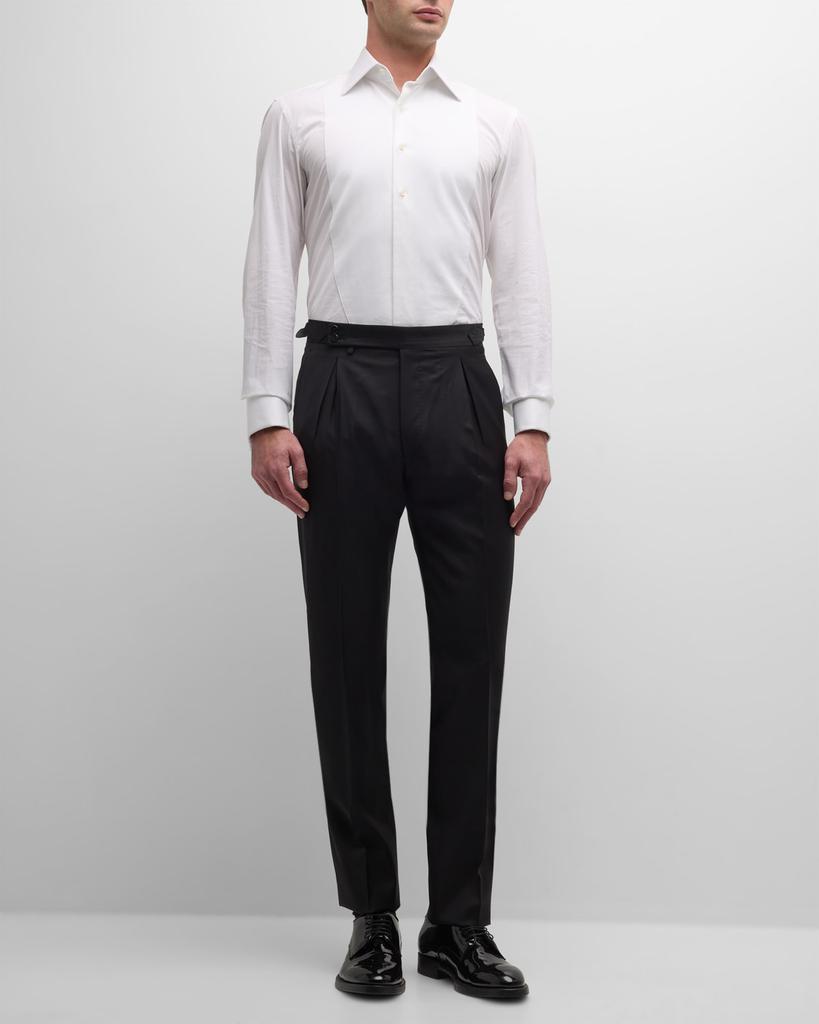 Zanella Men's Nico Pleated Formal Trousers