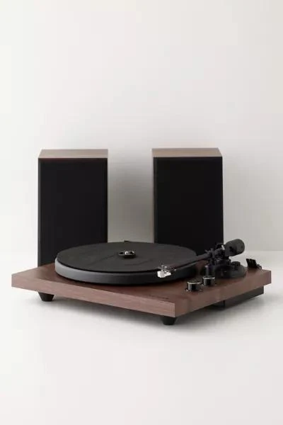 Crosley Crosley C62 Record Player & Speakers Shelf System 2