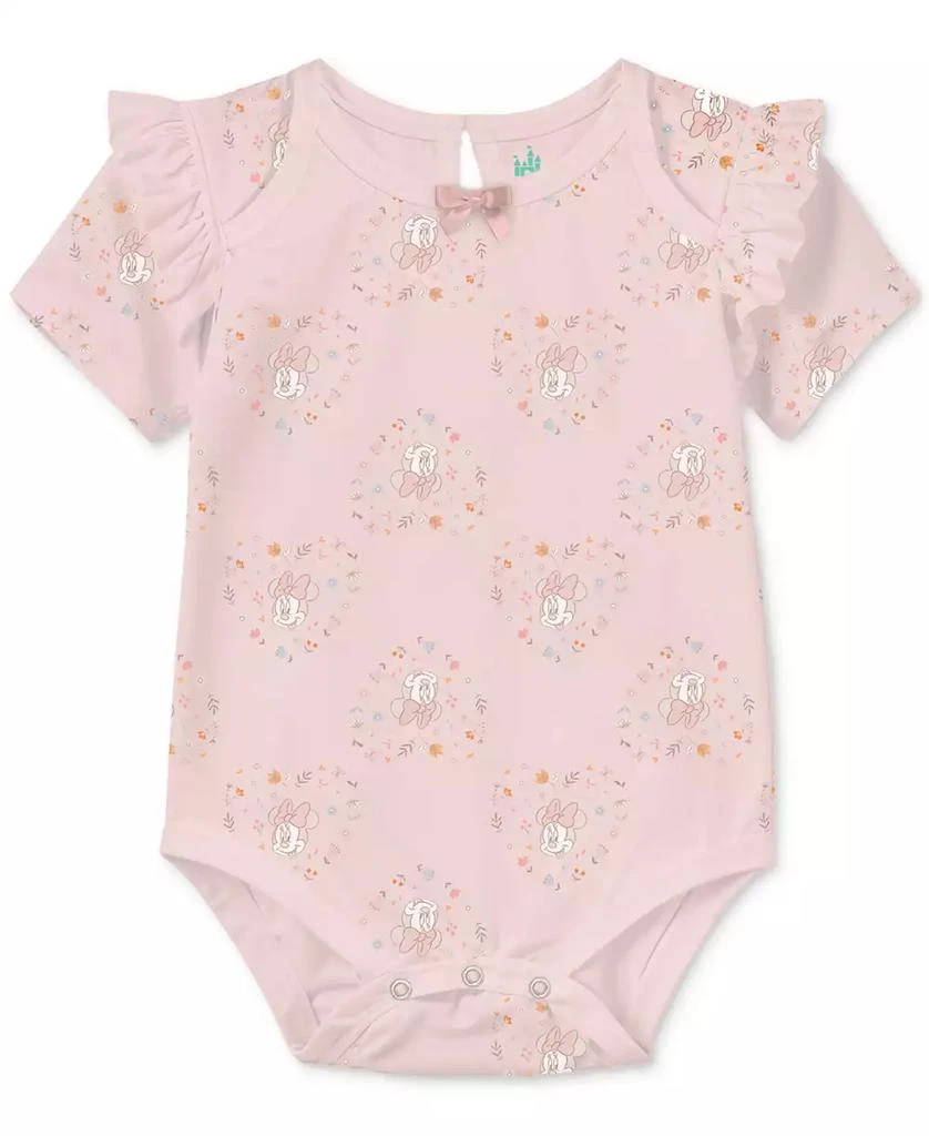 Disney Baby Girls Minnie Mouse Cotton Bodysuit & Jumper, 2 Piece Set 3