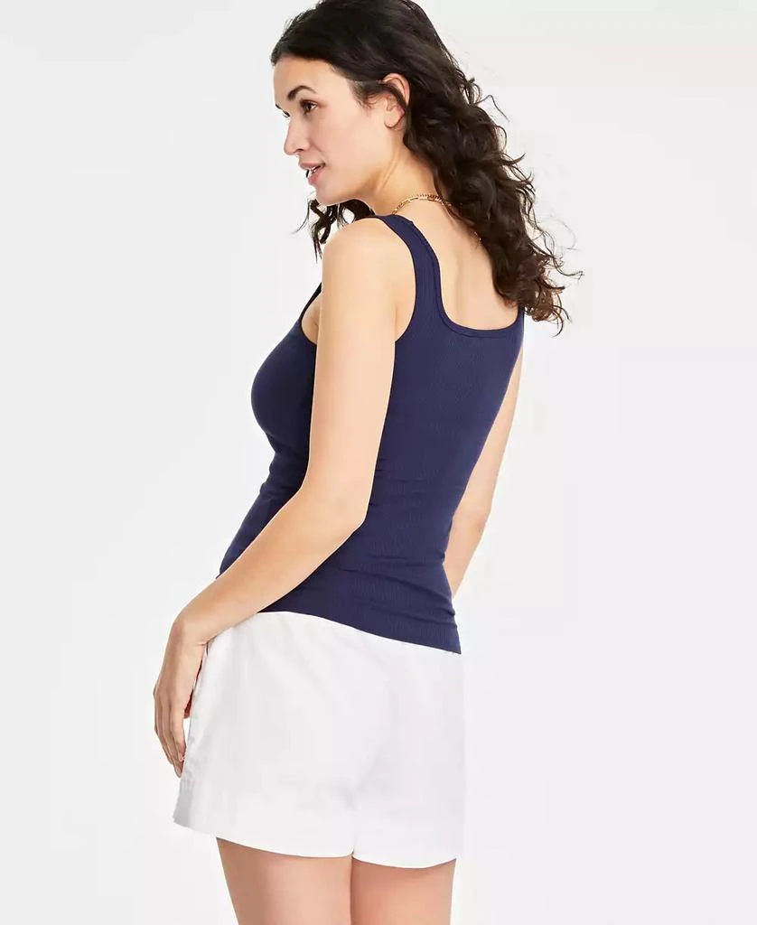 On 34th Women's Ribbed Square-Neck Tank, Created for Macy's 2